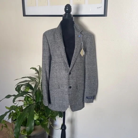 Tailorbyrd Collection Men’s Plaid Sports Coat